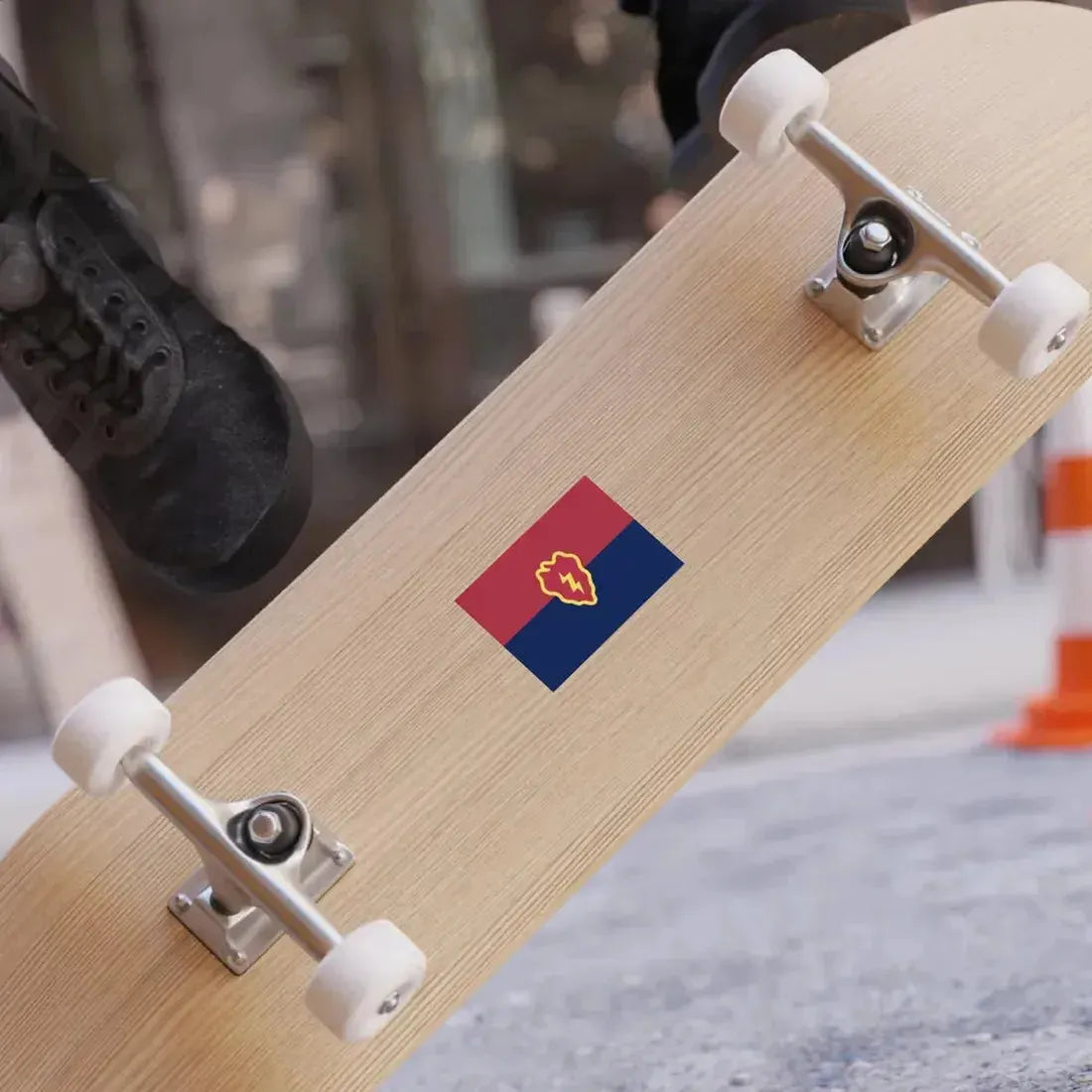 Flag of the United States 25th Infantry Division (U.S. Army) REVERSE PRINT Transparent Die-Cut STICKER - The Sticker Space