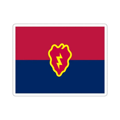 Flag of the United States 25th Infantry Division (U.S. Army) STICKER Vinyl Die-Cut Decal 2 Inch - The Sticker Space