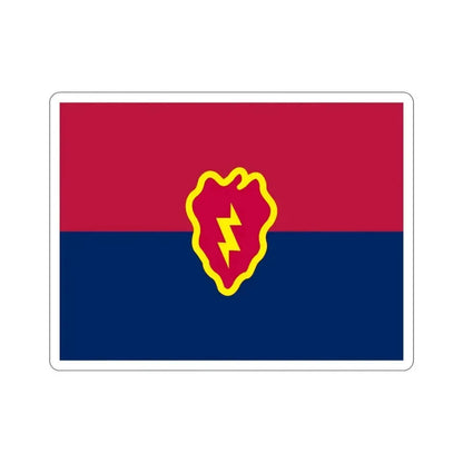 Flag of the United States 25th Infantry Division (U.S. Army) STICKER Vinyl Die-Cut Decal 4 Inch - The Sticker Space