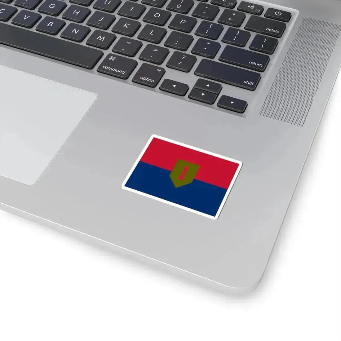 Flag of the United States Army 1st Infantry Division (United States) STICKER Vinyl Kiss-Cut Decal - The Sticker Space