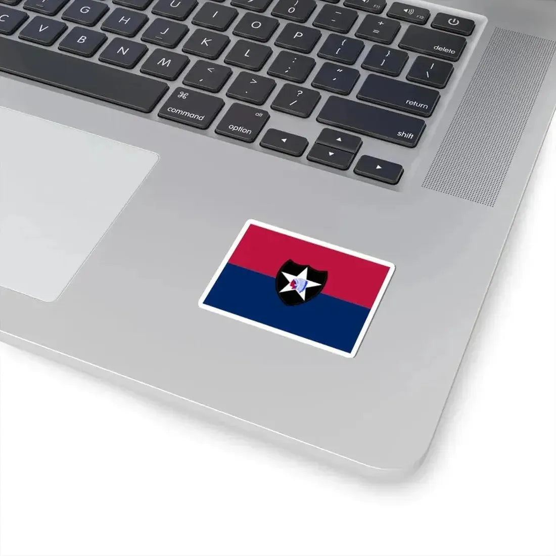 Flag of the United States Army 2nd Infantry Division (United States) STICKER Vinyl Kiss-Cut Decal - The Sticker Space