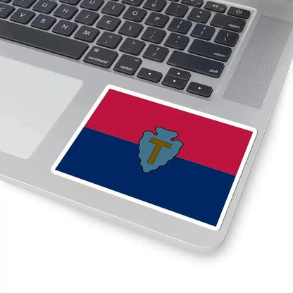 Flag of the United States Army 36th Infantry Division (United States) STICKER Vinyl Kiss-Cut Decal - The Sticker Space