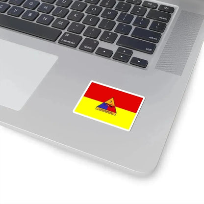 Flag of the United States Army 3rd Armored Division (United States) STICKER Vinyl Kiss-Cut Decal - The Sticker Space