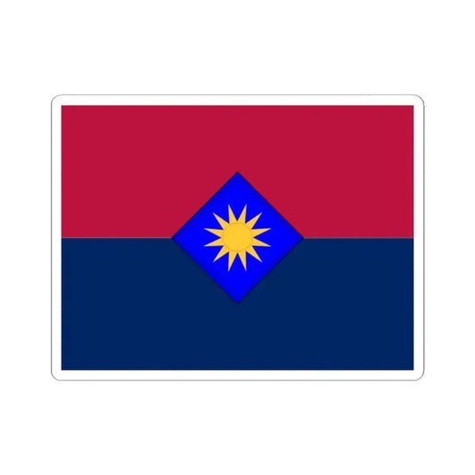 Flag of the United States Army 40th Infantry Division (United States) STICKER Vinyl Kiss-Cut Decal 2 Inch White - The Sticker Space