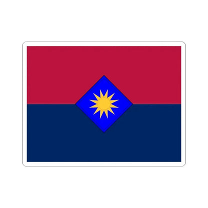 Flag of the United States Army 40th Infantry Division (United States) STICKER Vinyl Kiss-Cut Decal 4 Inch White - The Sticker Space