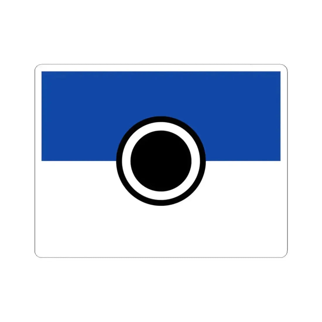 Flag of the United States Army I Corps (United States) STICKER Vinyl Kiss-Cut Decal 3 Inch White - The Sticker Space