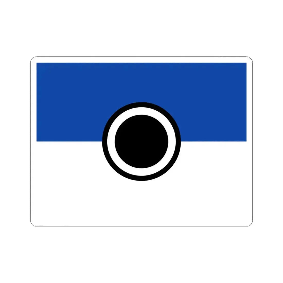 Flag of the United States Army I Corps (United States) STICKER Vinyl Kiss-Cut Decal 6 Inch White - The Sticker Space