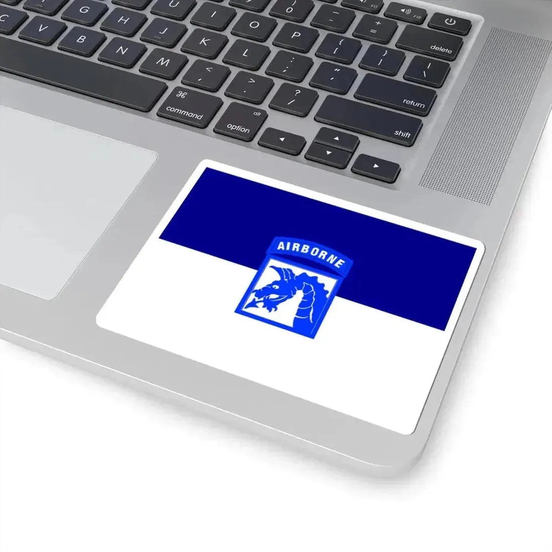 Flag of the United States Army XVIII Airborne Corps (United States) STICKER Vinyl Kiss-Cut Decal - The Sticker Space