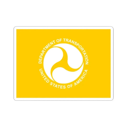 Flag of the United States Assistant Secretary of Transportation (United States) STICKER Vinyl Kiss-Cut Decal 2 Inch White - The Sticker Space