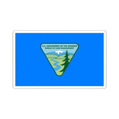 Flag of the United States Bureau of Land Management (United States) STICKER Vinyl Kiss-Cut Decal 2 Inch White - The Sticker Space