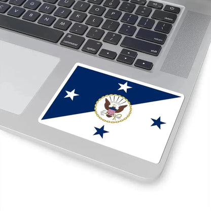 Flag of the United States Chief of Naval Operations (United States) STICKER Vinyl Kiss-Cut Decal - The Sticker Space