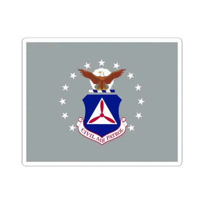 Flag of the United States Civil Air Patrol (United States) STICKER Vinyl Kiss-Cut Decal 2 Inch White - The Sticker Space