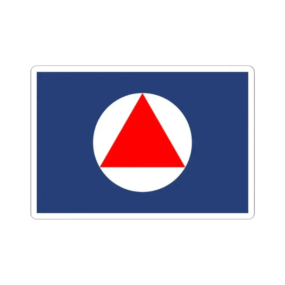 Flag of the United States Coast and Geodetic Survey (United States) STICKER Vinyl Kiss-Cut Decal 2 Inch White - The Sticker Space