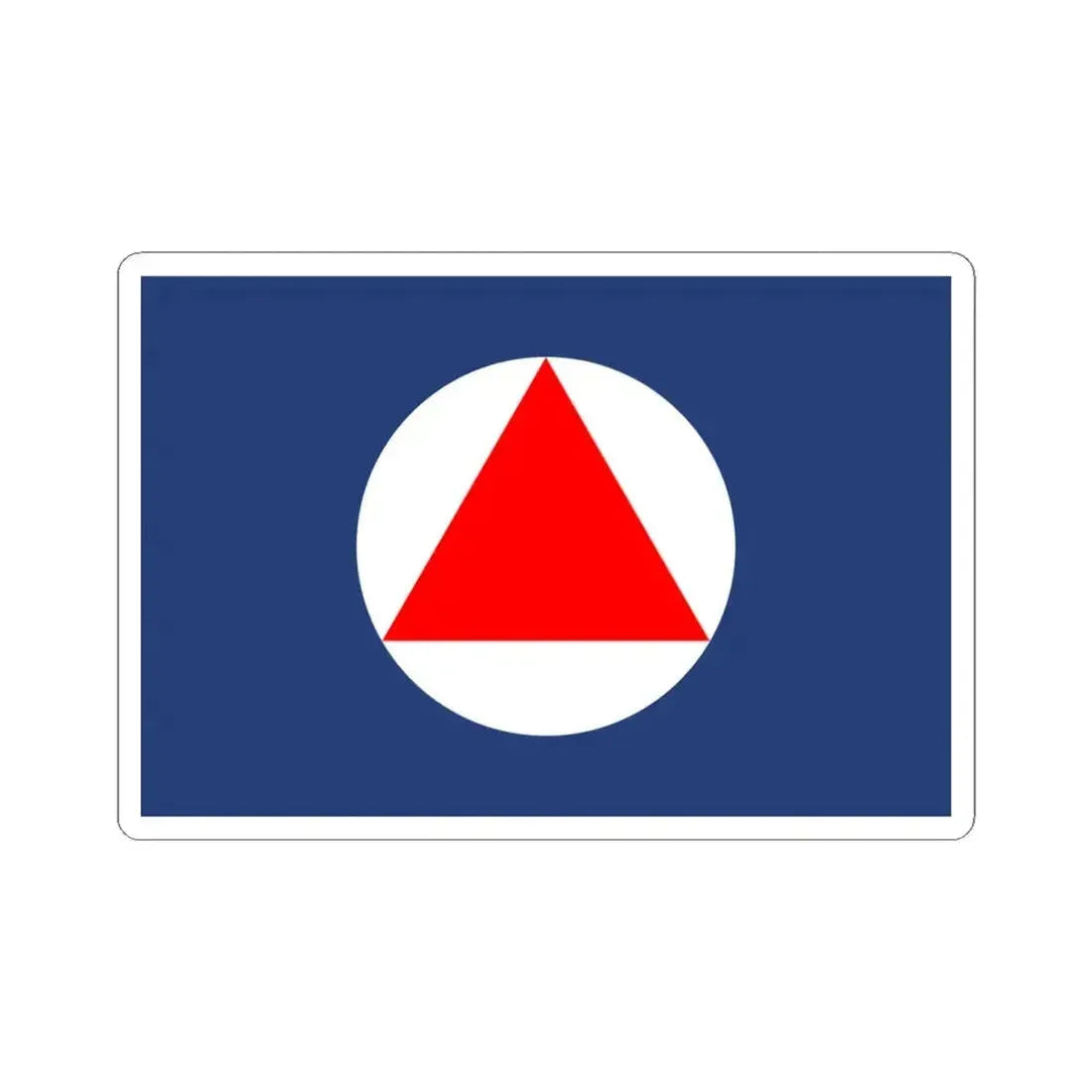 Flag of the United States Coast and Geodetic Survey (United States) STICKER Vinyl Kiss-Cut Decal 4 Inch White - The Sticker Space