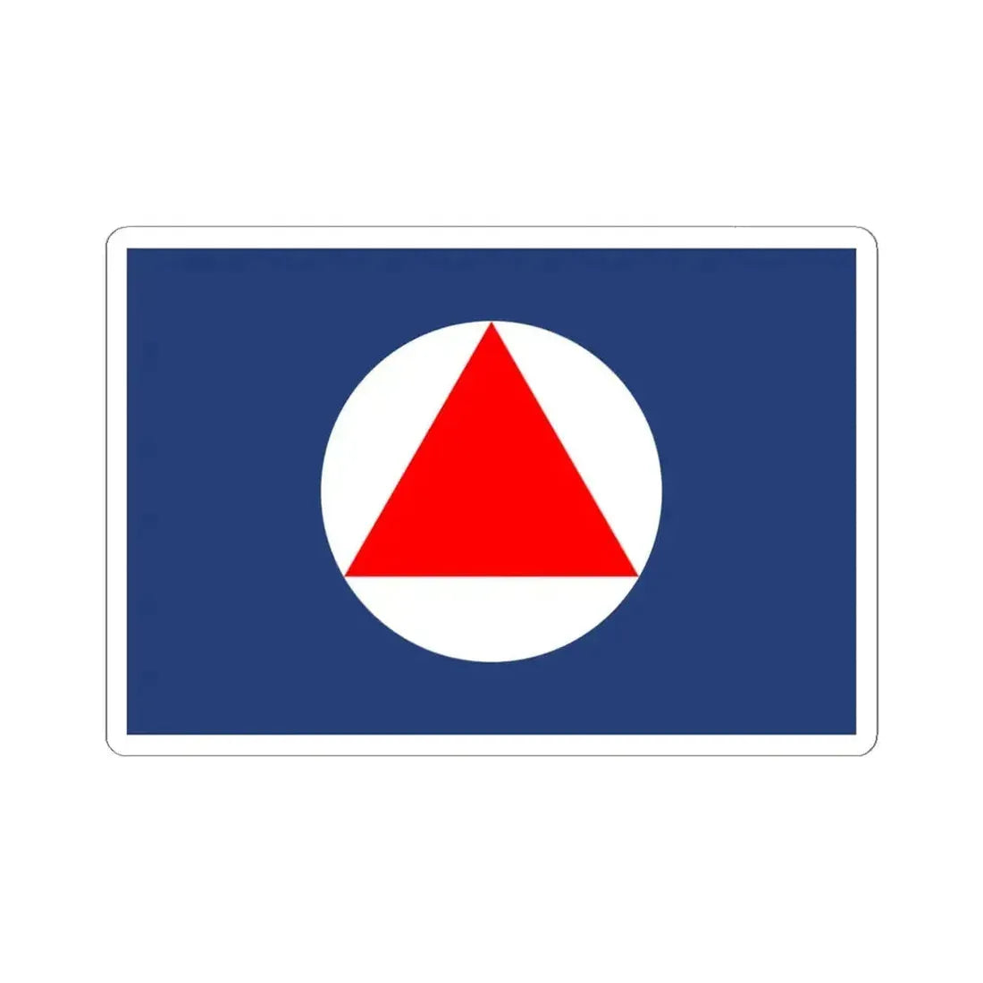 Flag of the United States Coast and Geodetic Survey (United States) STICKER Vinyl Kiss-Cut Decal 6 Inch White - The Sticker Space