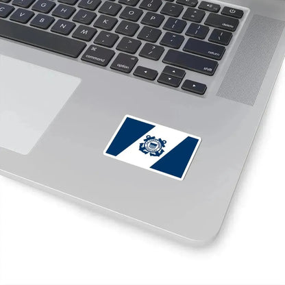 Flag of the United States Coast Guard Auxiliary (United States) STICKER Vinyl Kiss-Cut Decal - The Sticker Space