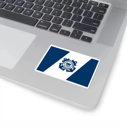 Flag of the United States Coast Guard Auxiliary (United States) STICKER Vinyl Kiss-Cut Decal - The Sticker Space