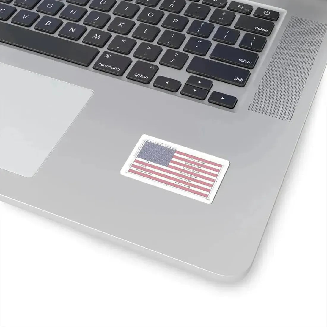 Flag of the United States construction sheet (United States) STICKER Vinyl Kiss-Cut Decal - The Sticker Space