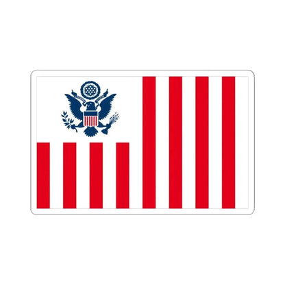 Flag of the United States Customs Service (United States) STICKER Vinyl Kiss-Cut Decal 3 Inch White - The Sticker Space