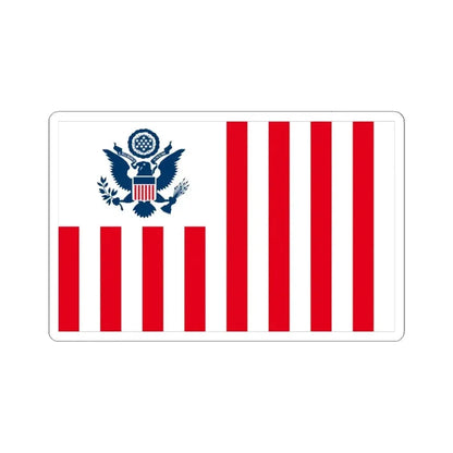 Flag of the United States Customs Service (United States) STICKER Vinyl Kiss-Cut Decal 6 Inch White - The Sticker Space