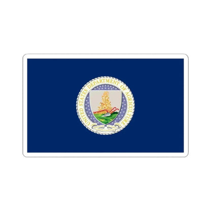 Flag of the United States Department of Agriculture (United States) STICKER Vinyl Kiss-Cut Decal 4 Inch White - The Sticker Space