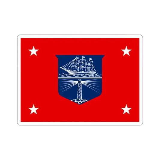 Flag of the United States Department of Commerce rank III (United States) STICKER Vinyl Kiss-Cut Decal 2 Inch White - The Sticker Space