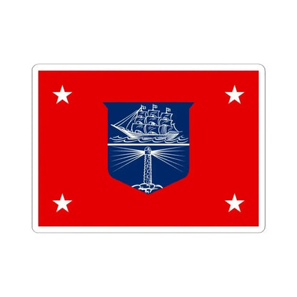 Flag of the United States Department of Commerce rank III (United States) STICKER Vinyl Kiss-Cut Decal 3 Inch White - The Sticker Space