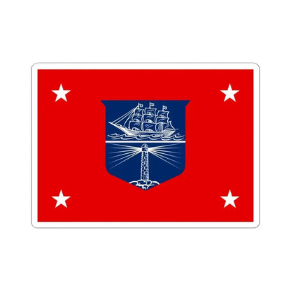 Flag of the United States Department of Commerce rank III (United States) STICKER Vinyl Kiss-Cut Decal 6 Inch White - The Sticker Space