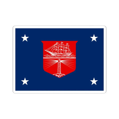Flag of the United States Department of Commerce rank IIII (United States) STICKER Vinyl Kiss-Cut Decal 2 Inch White - The Sticker Space