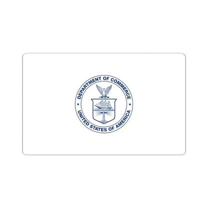 Flag of the United States Department of Commerce (United States) STICKER Vinyl Kiss-Cut Decal 2 Inch White - The Sticker Space