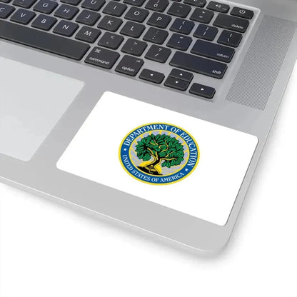 Flag of the United States Department of Education (United States) STICKER Vinyl Kiss-Cut Decal - The Sticker Space