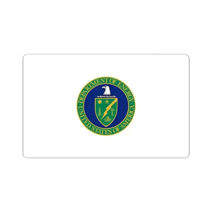 Flag of the United States Department of Energy (United States) STICKER Vinyl Kiss-Cut Decal 2 Inch White - The Sticker Space
