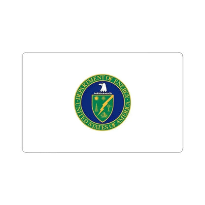 Flag of the United States Department of Energy (United States) STICKER Vinyl Kiss-Cut Decal 6 Inch White - The Sticker Space