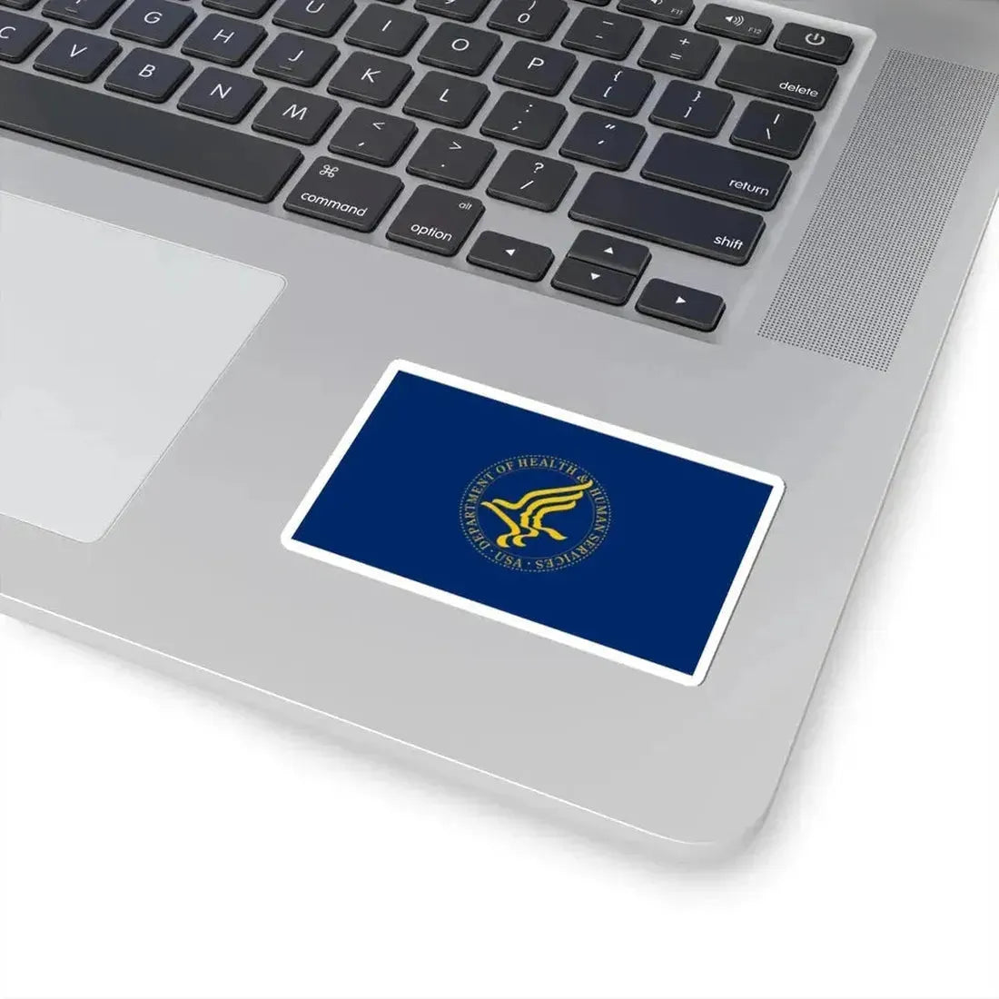 Flag of the United States Department of Health and Human Services (United States) STICKER Vinyl Kiss-Cut Decal - The Sticker Space