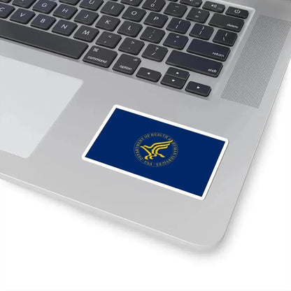 Flag of the United States Department of Health and Human Services (United States) STICKER Vinyl Kiss-Cut Decal - The Sticker Space
