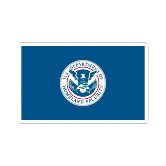 Flag of the United States Department of Homeland Security (United States) STICKER Vinyl Kiss-Cut Decal 2 Inch White - The Sticker Space