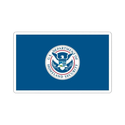 Flag of the United States Department of Homeland Security (United States) STICKER Vinyl Kiss-Cut Decal 3 Inch White - The Sticker Space