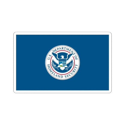 Flag of the United States Department of Homeland Security (United States) STICKER Vinyl Kiss-Cut Decal 4 Inch White - The Sticker Space