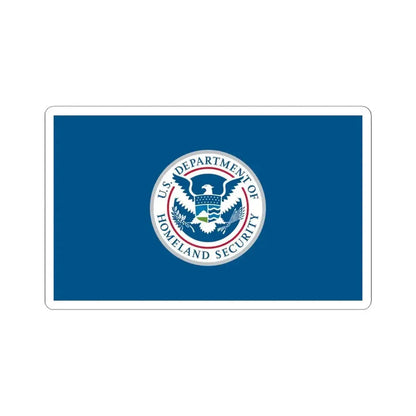 Flag of the United States Department of Homeland Security (United States) STICKER Vinyl Kiss-Cut Decal 6 Inch White - The Sticker Space