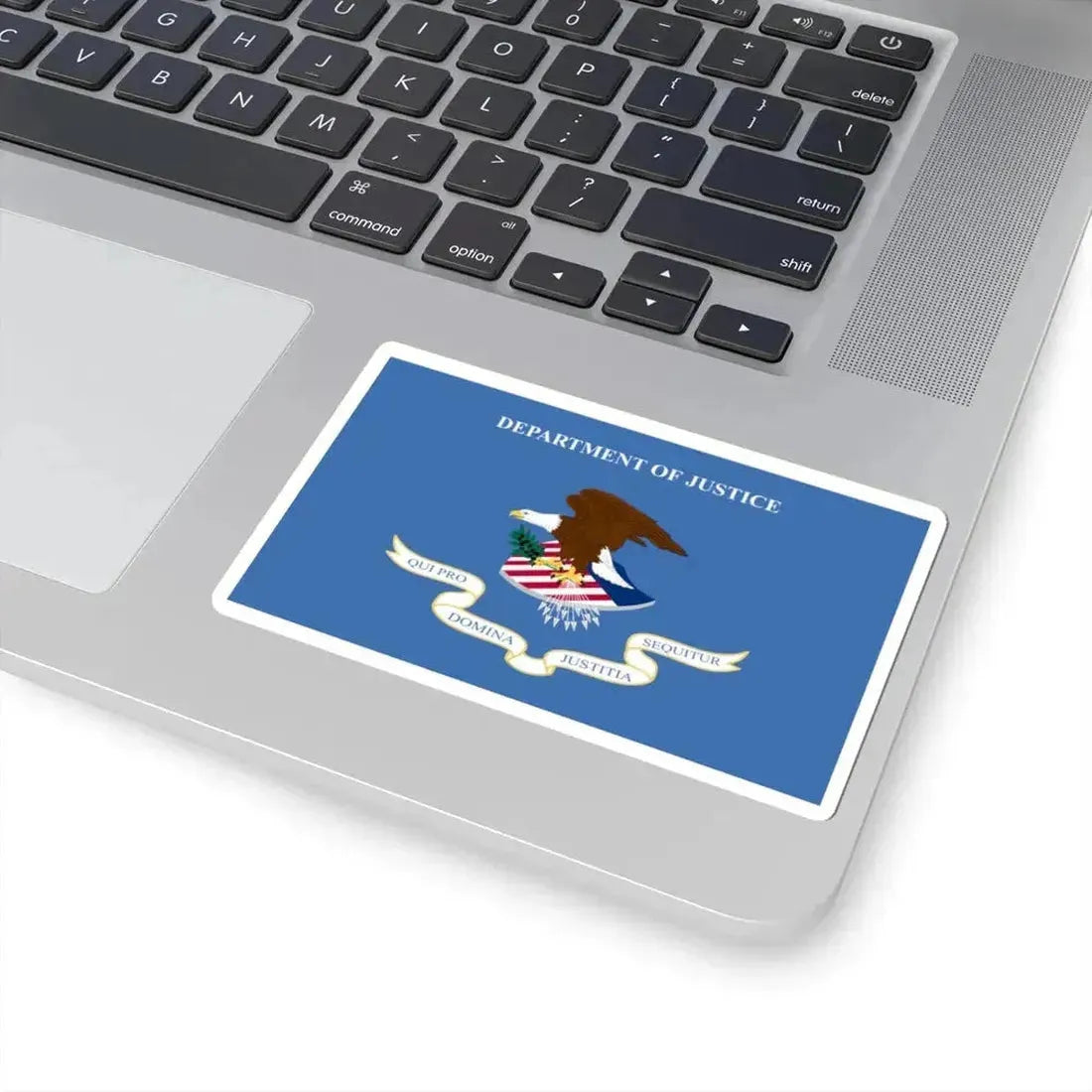 Flag of the United States Department of Justice (United States) STICKER Vinyl Kiss-Cut Decal - The Sticker Space