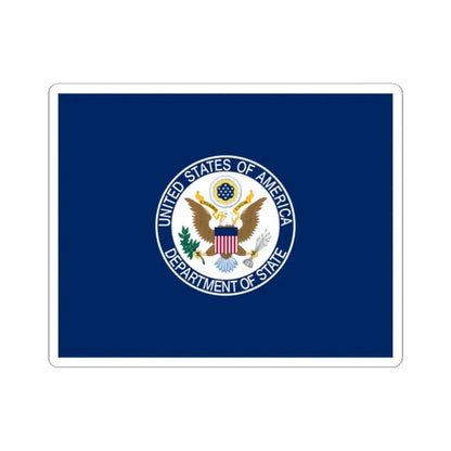 Flag of the United States Department of State (United States) STICKER Vinyl Kiss-Cut Decal 2 Inch White - The Sticker Space