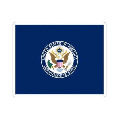 Flag of the United States Department of State (United States) STICKER Vinyl Kiss-Cut Decal 6 Inch White - The Sticker Space