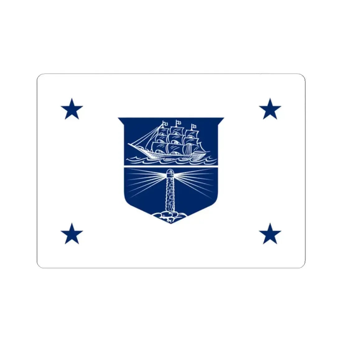 Flag of the United States Deputy Secretary of Commerce (United States) STICKER Vinyl Kiss-Cut Decal 2 Inch White - The Sticker Space