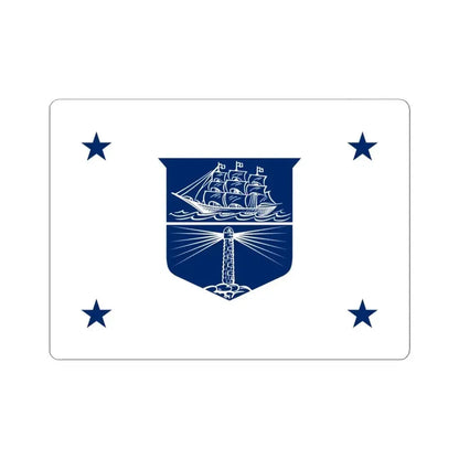 Flag of the United States Deputy Secretary of Commerce (United States) STICKER Vinyl Kiss-Cut Decal 6 Inch White - The Sticker Space