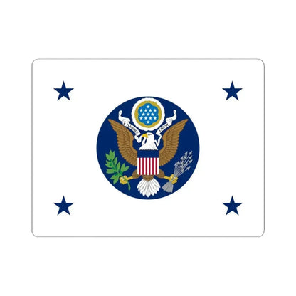 Flag of the United States Deputy Secretary of State (United States) STICKER Vinyl Kiss-Cut Decal 3 Inch White - The Sticker Space