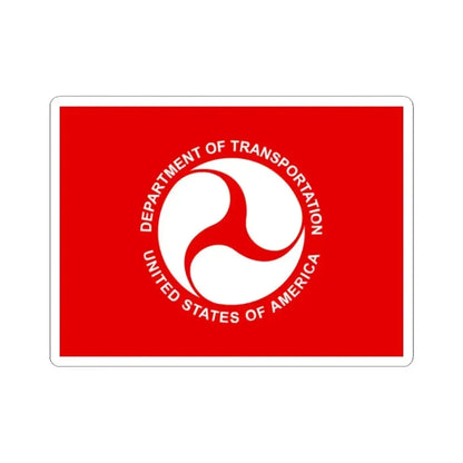 Flag of the United States Deputy Secretary of Transportation (United States) STICKER Vinyl Kiss-Cut Decal 2 Inch White - The Sticker Space