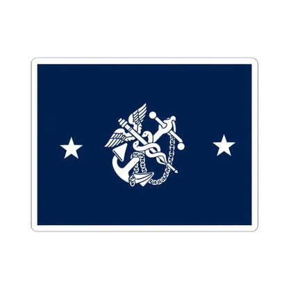 Flag of the United States Deputy Surgeon General (United States) STICKER Vinyl Kiss-Cut Decal 2 Inch White - The Sticker Space