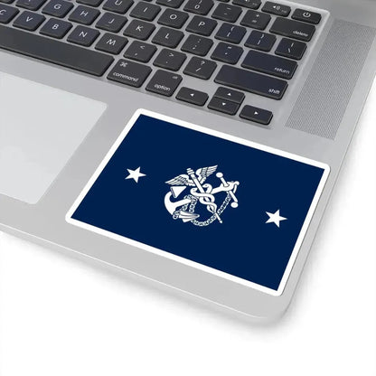 Flag of the United States Deputy Surgeon General (United States) STICKER Vinyl Kiss-Cut Decal - The Sticker Space