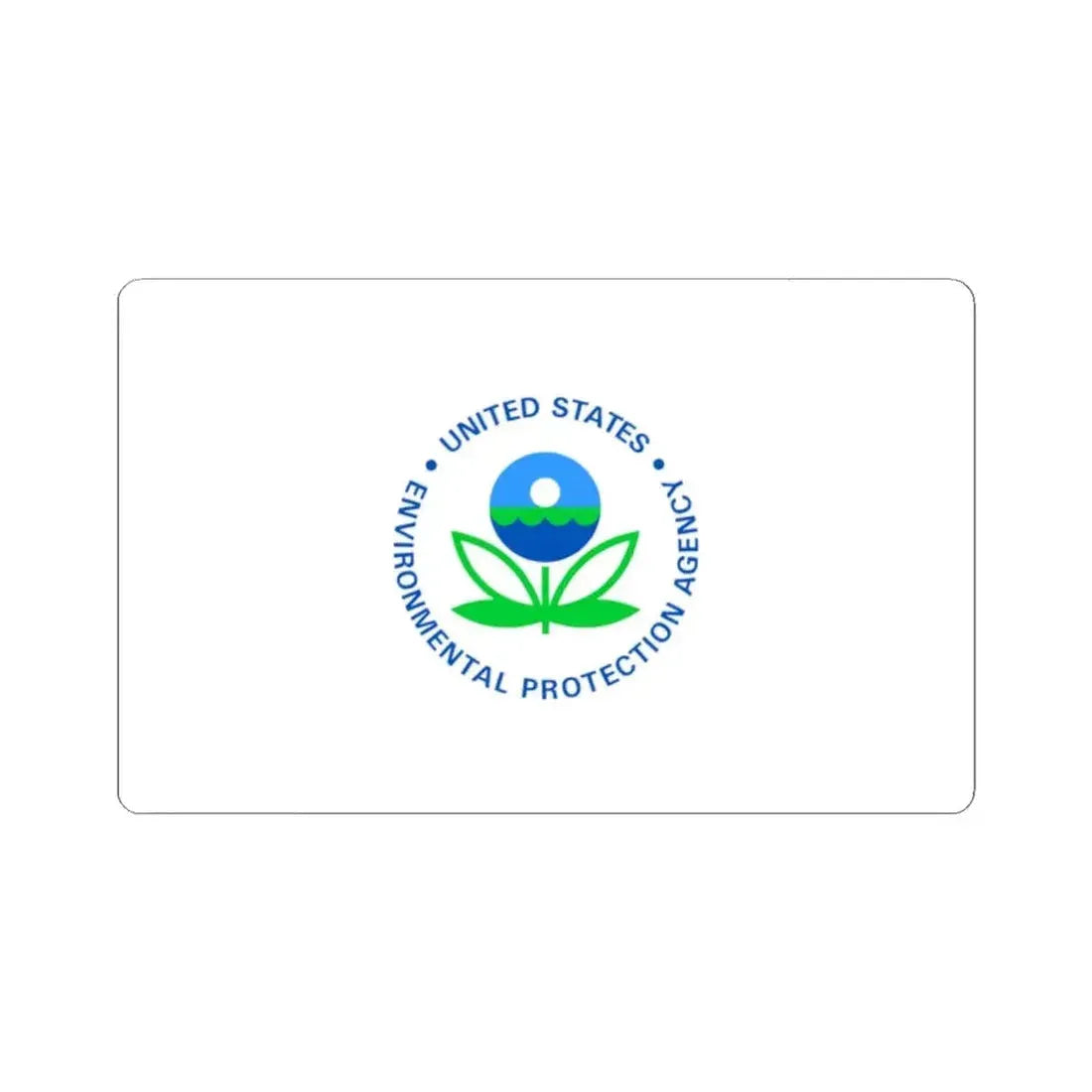 Flag of the United States Environmental Protection Agency (United States) STICKER Vinyl Kiss-Cut Decal 2 Inch White - The Sticker Space