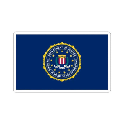 Flag of the United States Federal Bureau of Investigation (United States) STICKER Vinyl Kiss-Cut Decal 2 Inch White - The Sticker Space